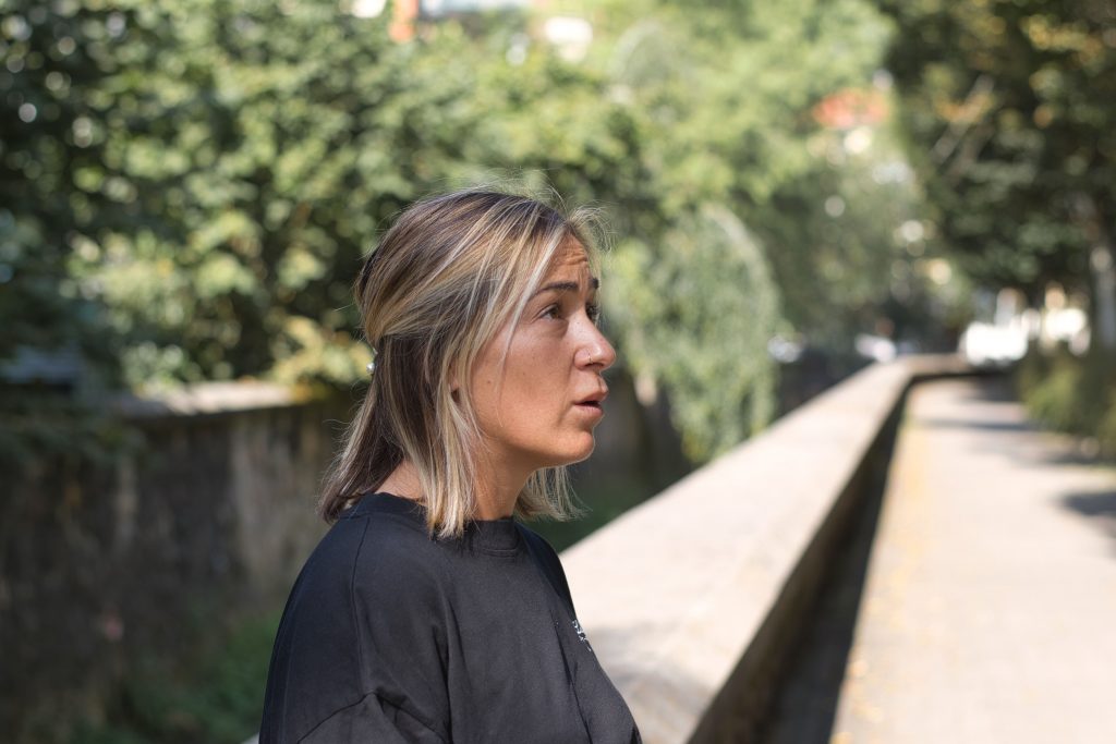 Lidia en la calle